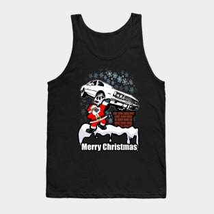 Dabbing Santa Clause Merry Box Caprice Christmas Tank Top